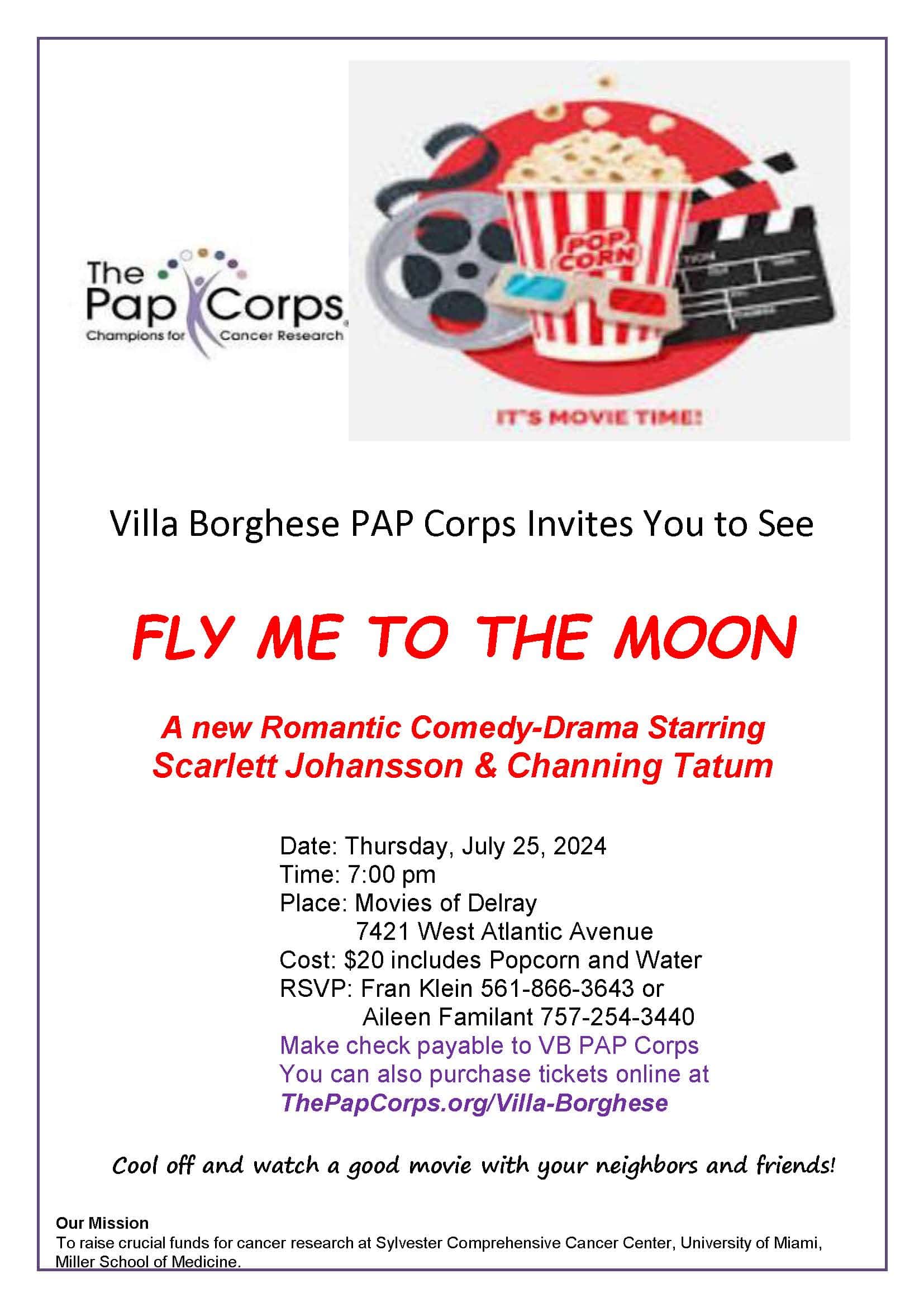 Villa Borghese A Night at the Movies | The Pap Corps